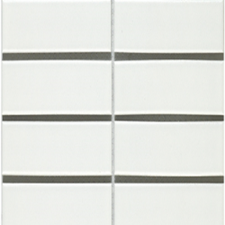 FINGER SPECKLE MOSAIC WHITE GLOSS 20X145MM