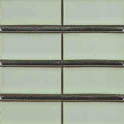 FINGER SPECKLE MOSAIC GREEN GLOSS 20X145MM