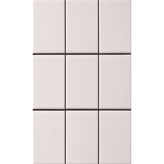 SQUARE MOSAIC 97mm WHITE GLOSS 300x300
