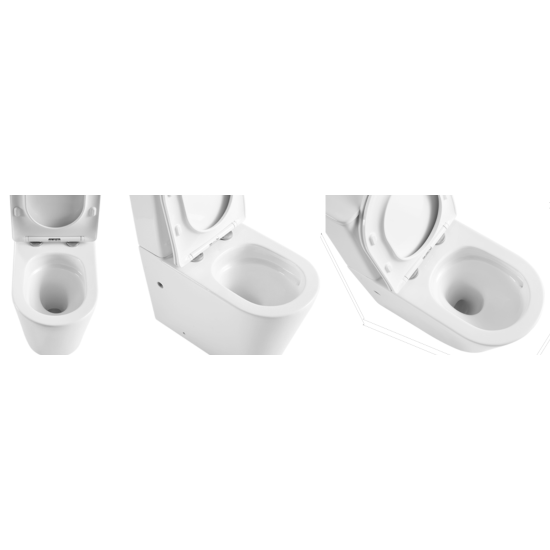 T6088RT – VERA Tornado-Rimless Toilet Suite