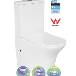 T6096 — LYON Tornado- Rimless Toilet Suite