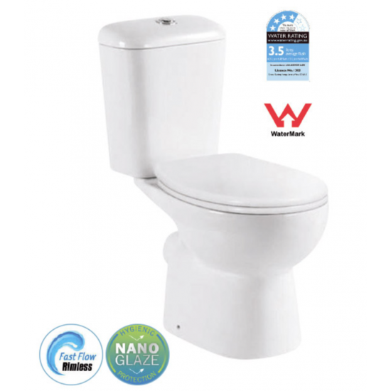 T6009P — YORK Rimless Toilet Suite