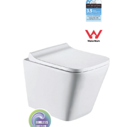 T052E – KANSAS Rimless Wall Hung Pan