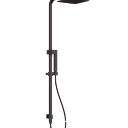 BSS03 black — Square Shower Set in black