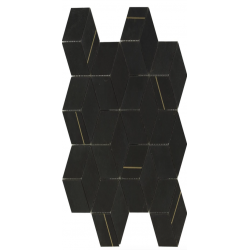 DECO CUBIC NERO MARQUINA 345x298x8