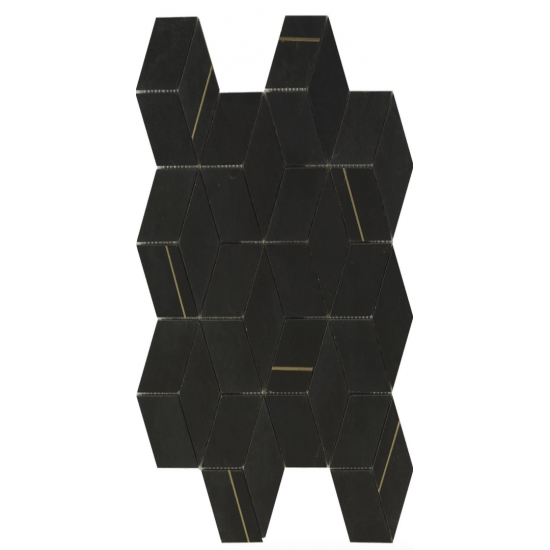 DECO CUBIC NERO MARQUINA 345x298x8